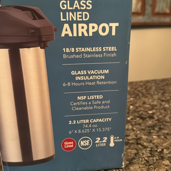 Ideal Settings 74.4 oz (2.2 L) Airpot NWT - Picture 4 of 7